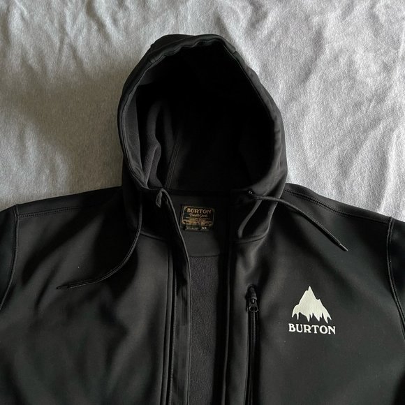 BURTON BONDED FULL-ZIP HOODIE TRUE BLACK - Picture 5 of 8